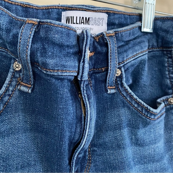 Skinny Jeans William Rast Two Tone Denim Jeans Size 25 - Picture 5 of 8